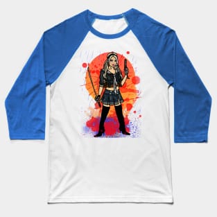 Fighter Girl Baseball T-Shirt